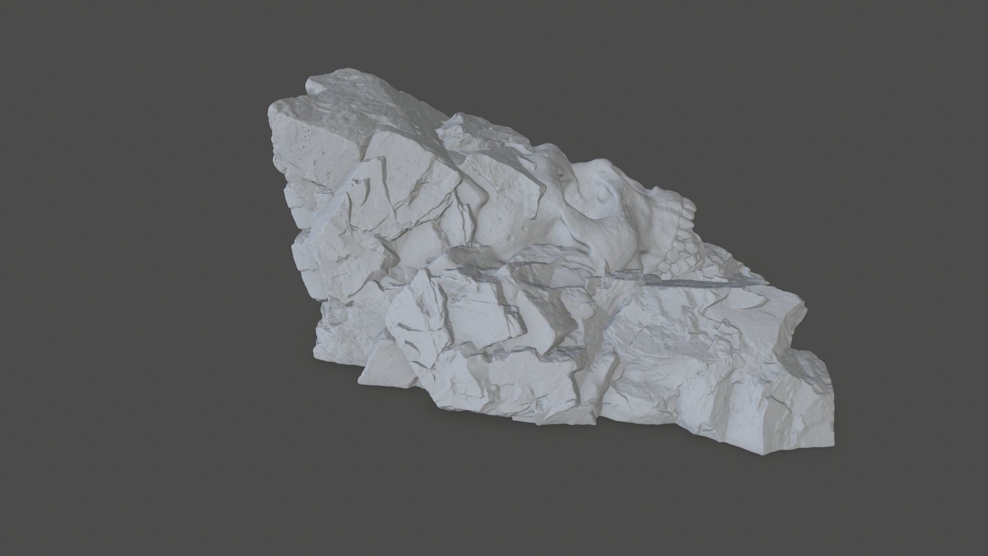 Skull Cave 3D print model_4