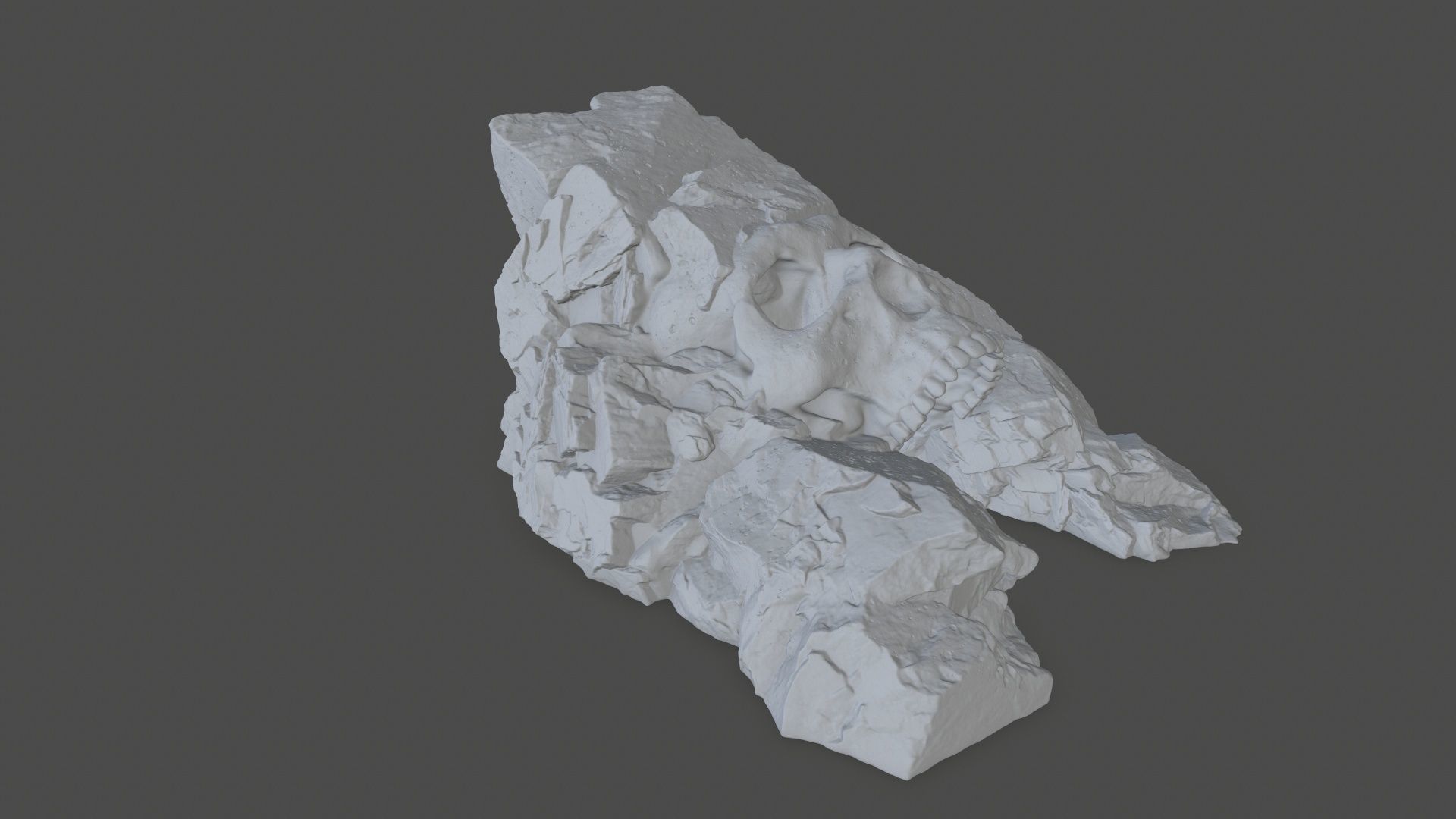 Skull Cave 3D print model_3