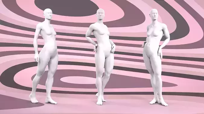 4 months pregnant fashion mannequin pose set