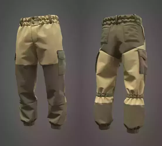 Combat Pants Gorka - Marvelous Designer 3D model