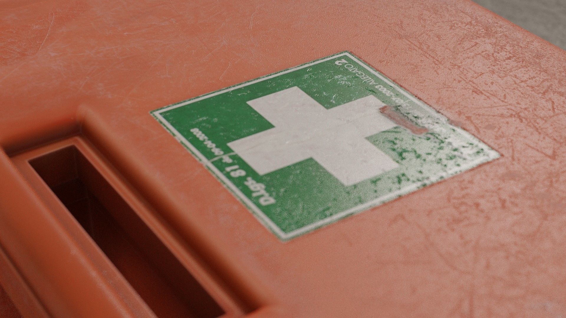 Medikit realistic- Blender rigged Low-poly 3D model_10