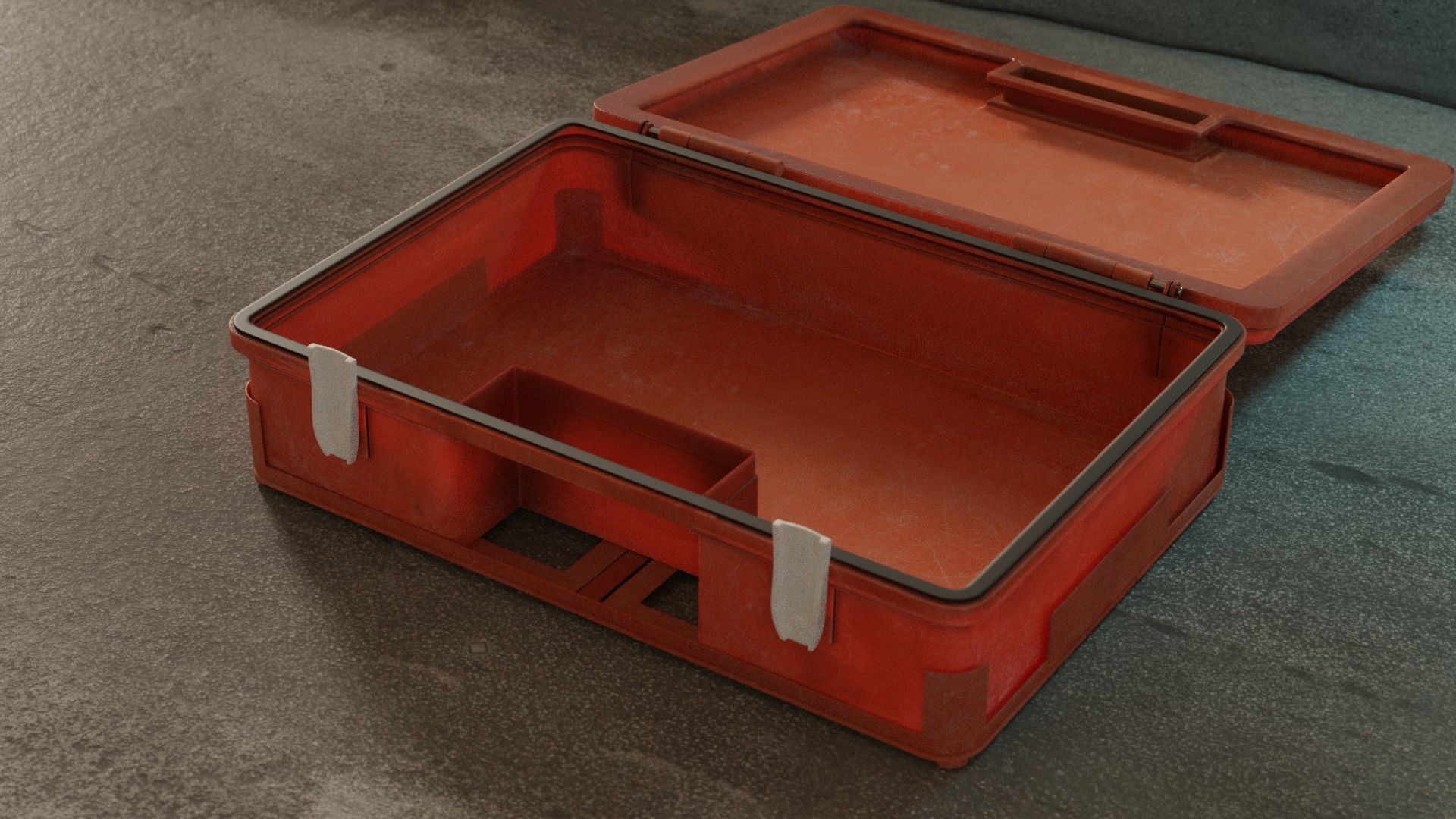 Medikit realistic- Blender rigged Low-poly 3D model_5