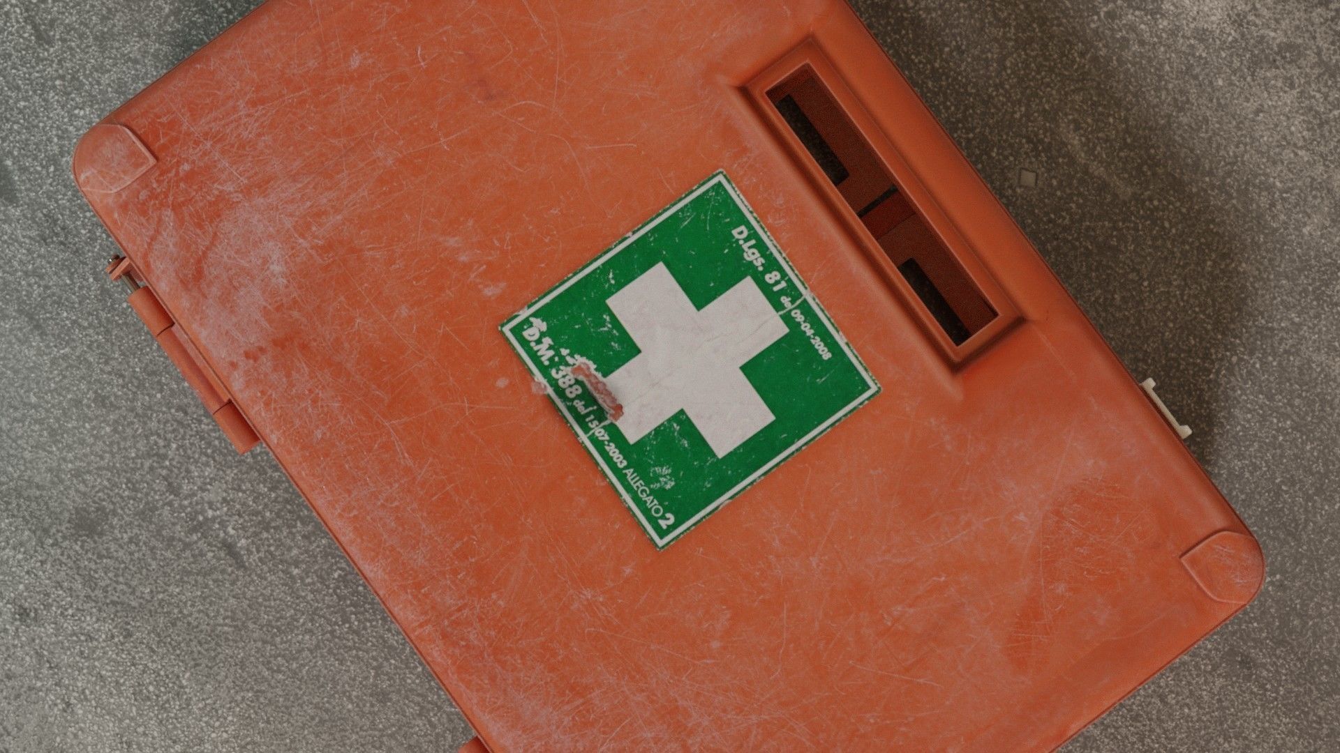 Medikit realistic- Blender rigged Low-poly 3D model_11