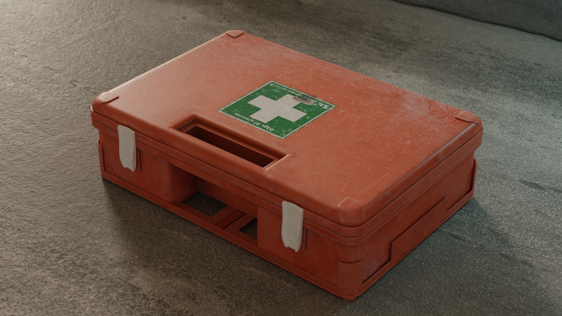 Medikit realistic- Blender rigged Low-poly 3D model_2