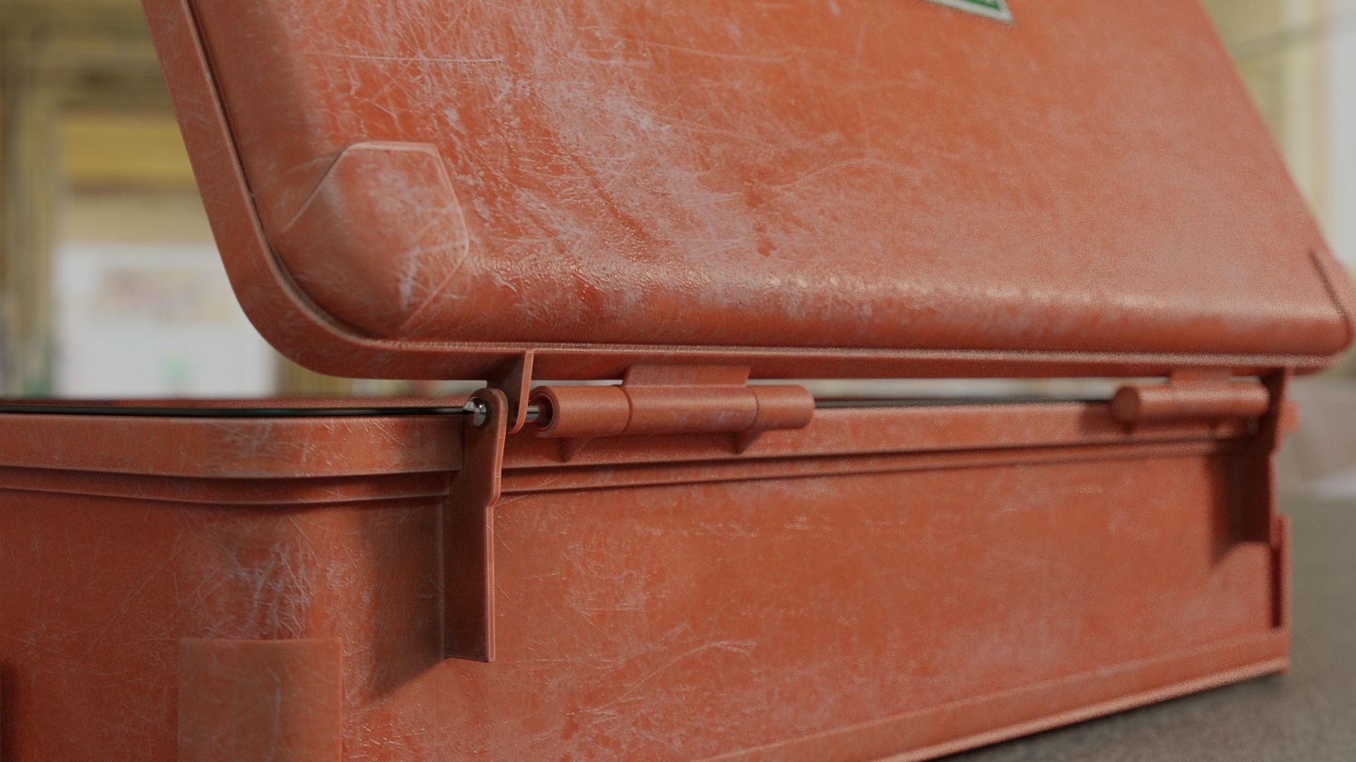 Medikit realistic- Blender rigged Low-poly 3D model_3