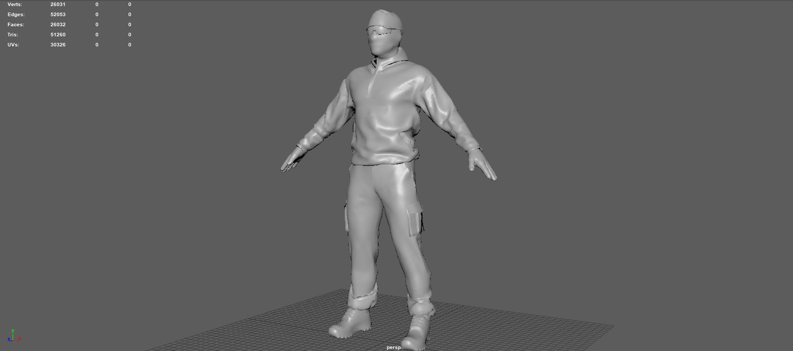 TACTICAL UNIFORM 3D model_12