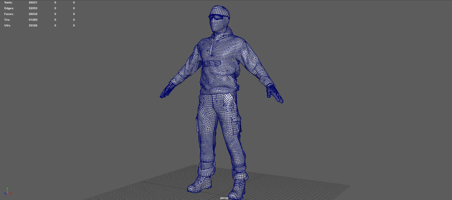 TACTICAL UNIFORM 3D model_13