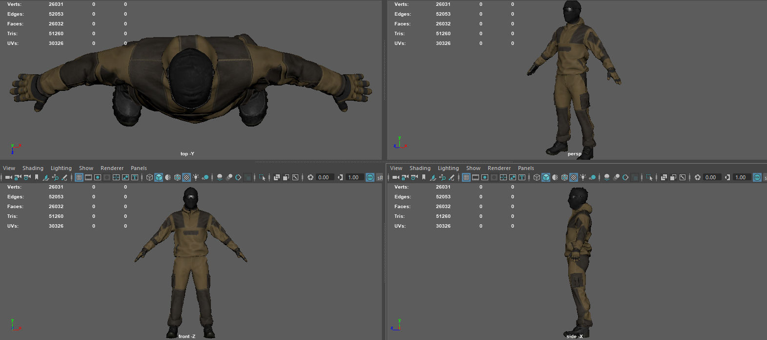 TACTICAL UNIFORM 3D model_15