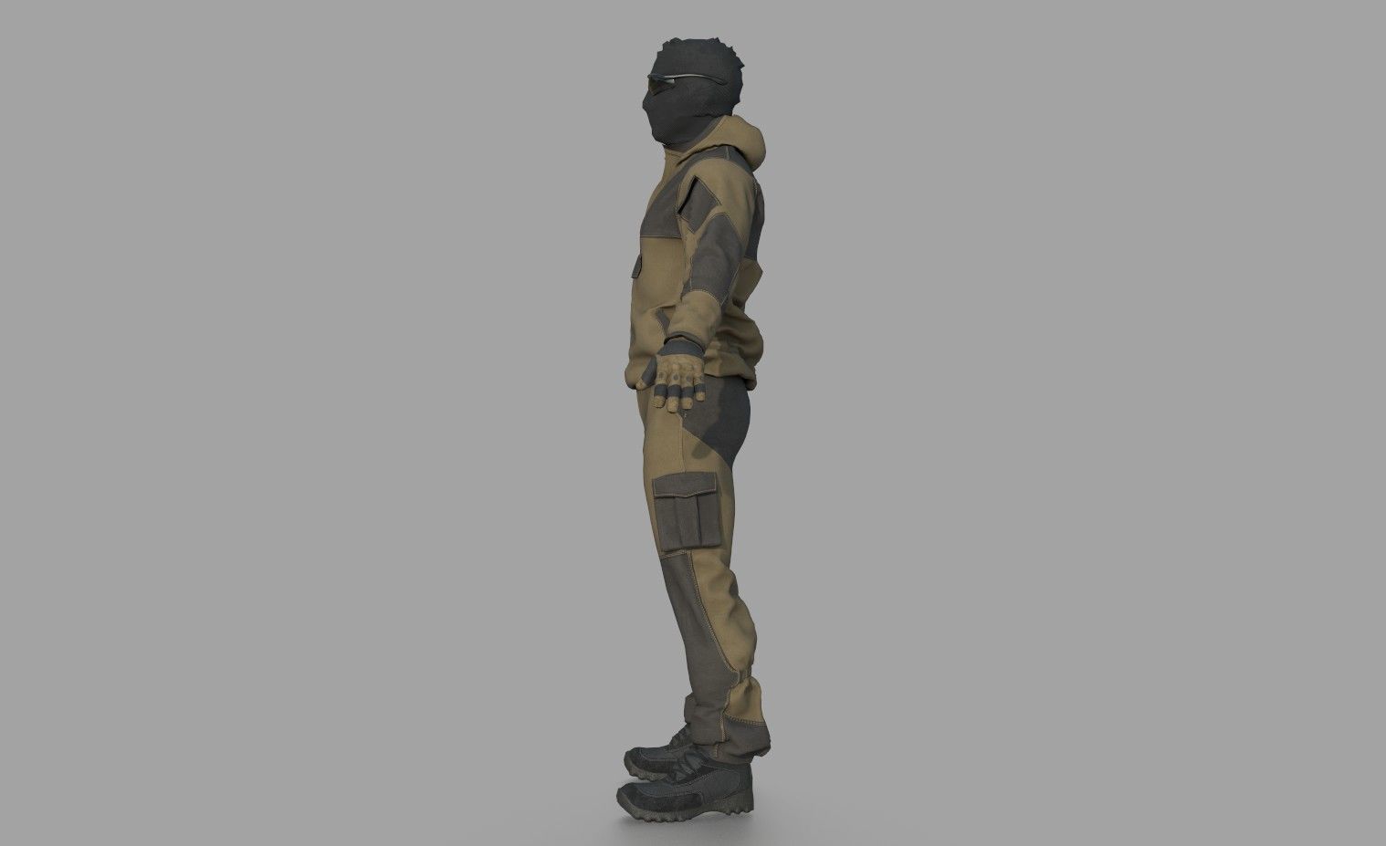 TACTICAL UNIFORM 3D model_3