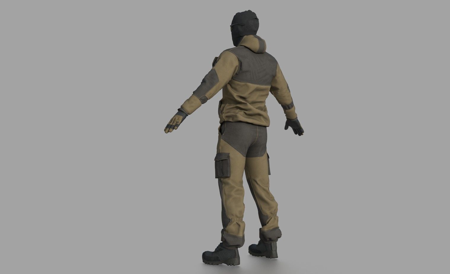 TACTICAL UNIFORM 3D model_4