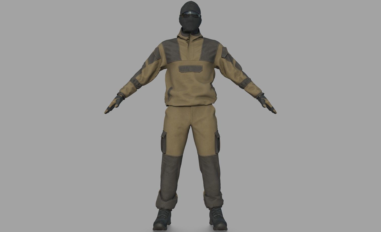 TACTICAL UNIFORM 3D model_1