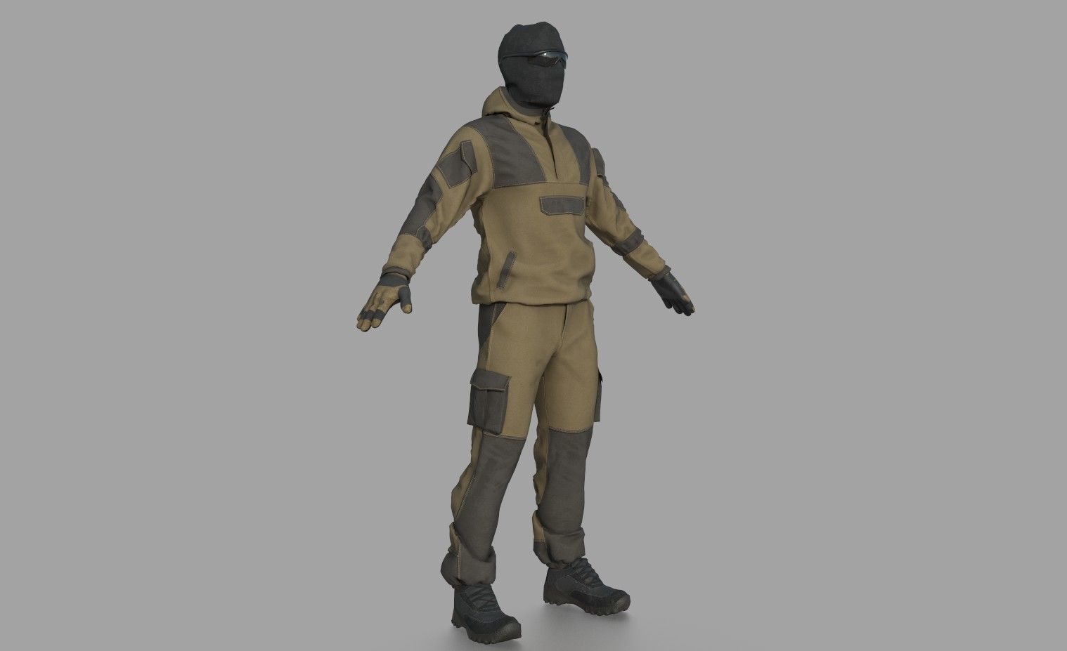 TACTICAL UNIFORM 3D model_8