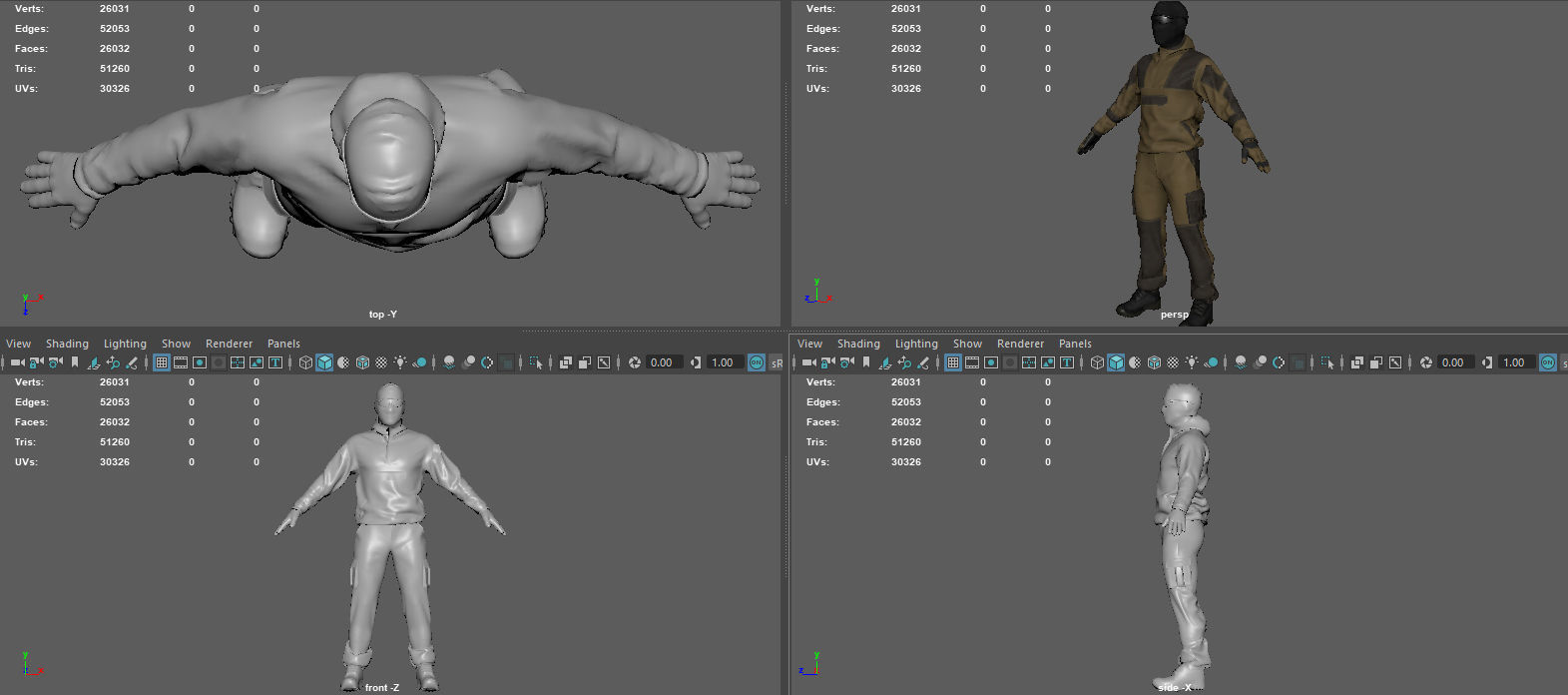 TACTICAL UNIFORM 3D model_16