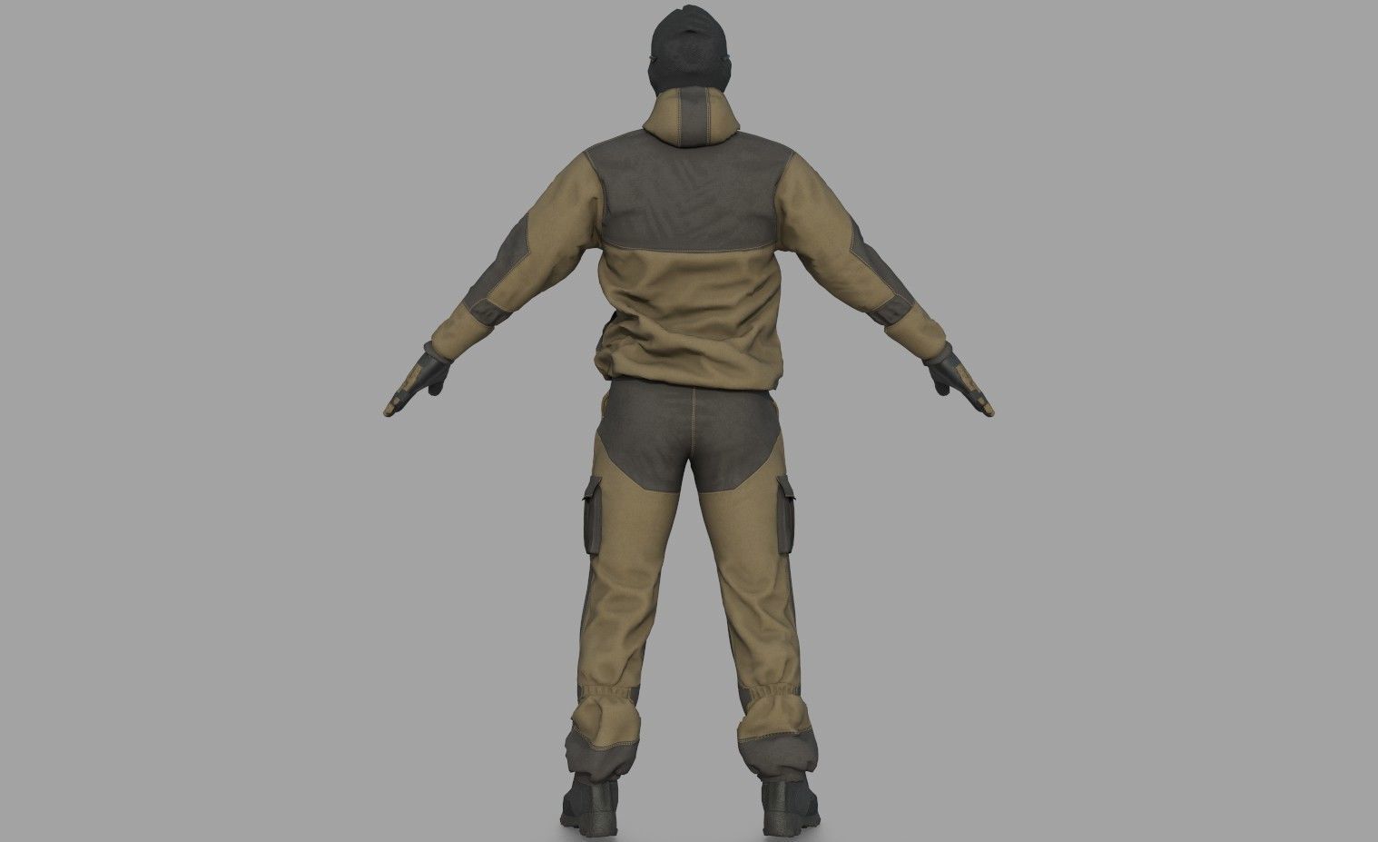 TACTICAL UNIFORM 3D model_5