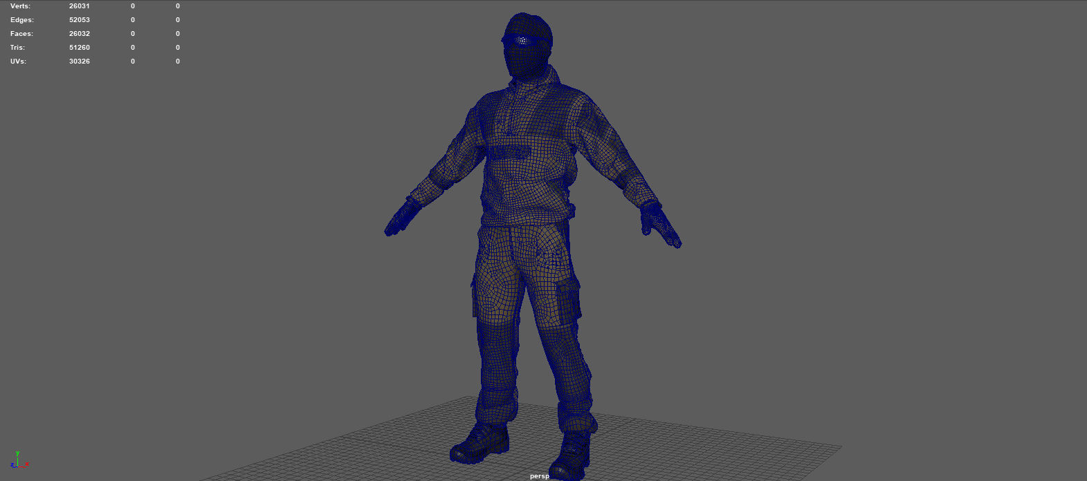 TACTICAL UNIFORM 3D model_14