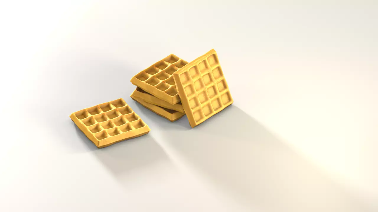 Waffels waffles 3D model_0