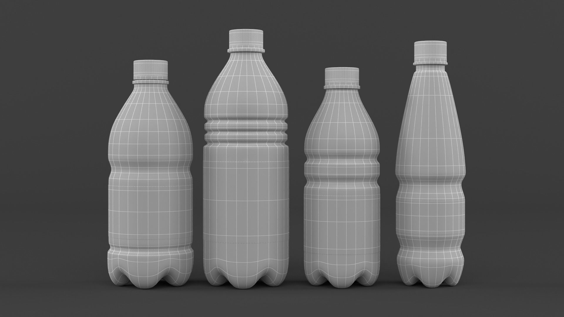 Plastic Bottles 3D model_5