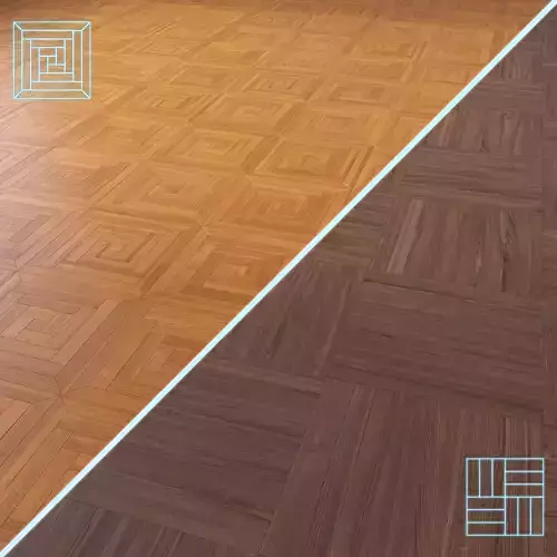 Parquet - Laminate - Wooden floor 2 in 1