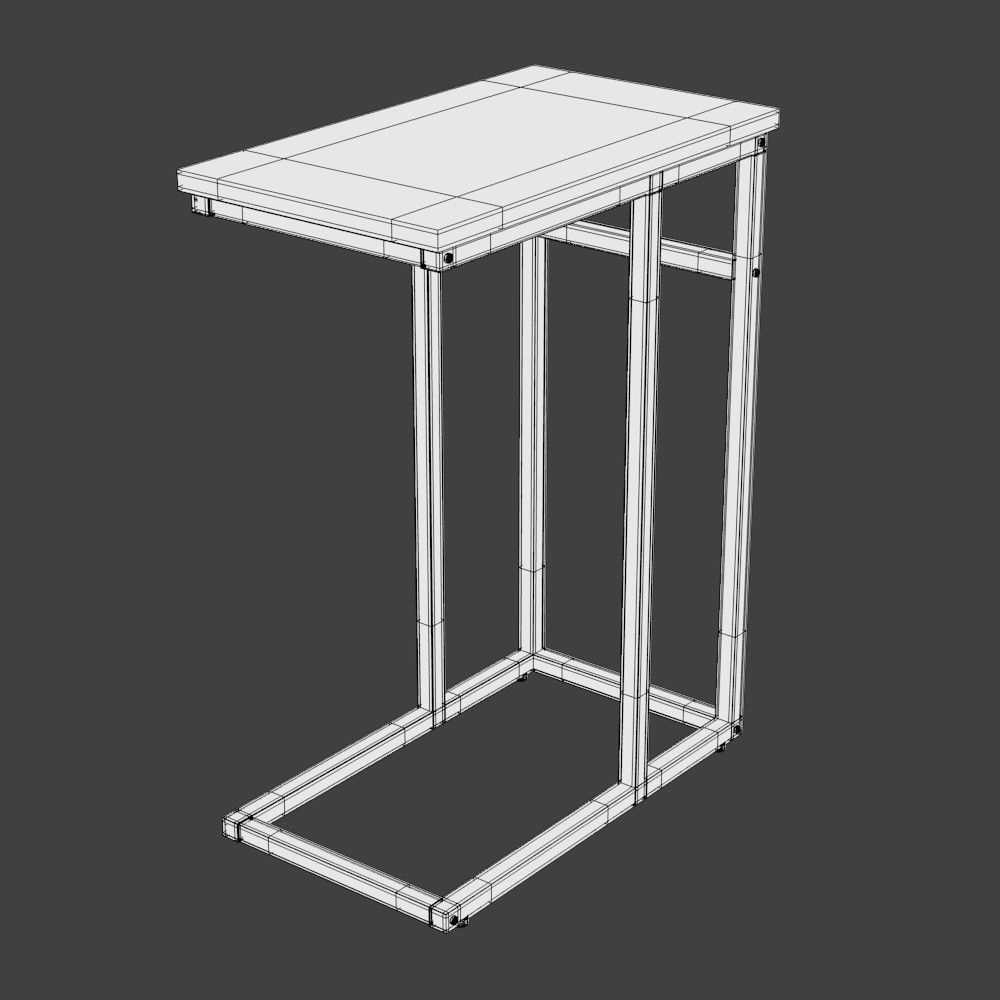 Sofa Side Table 3D model_2