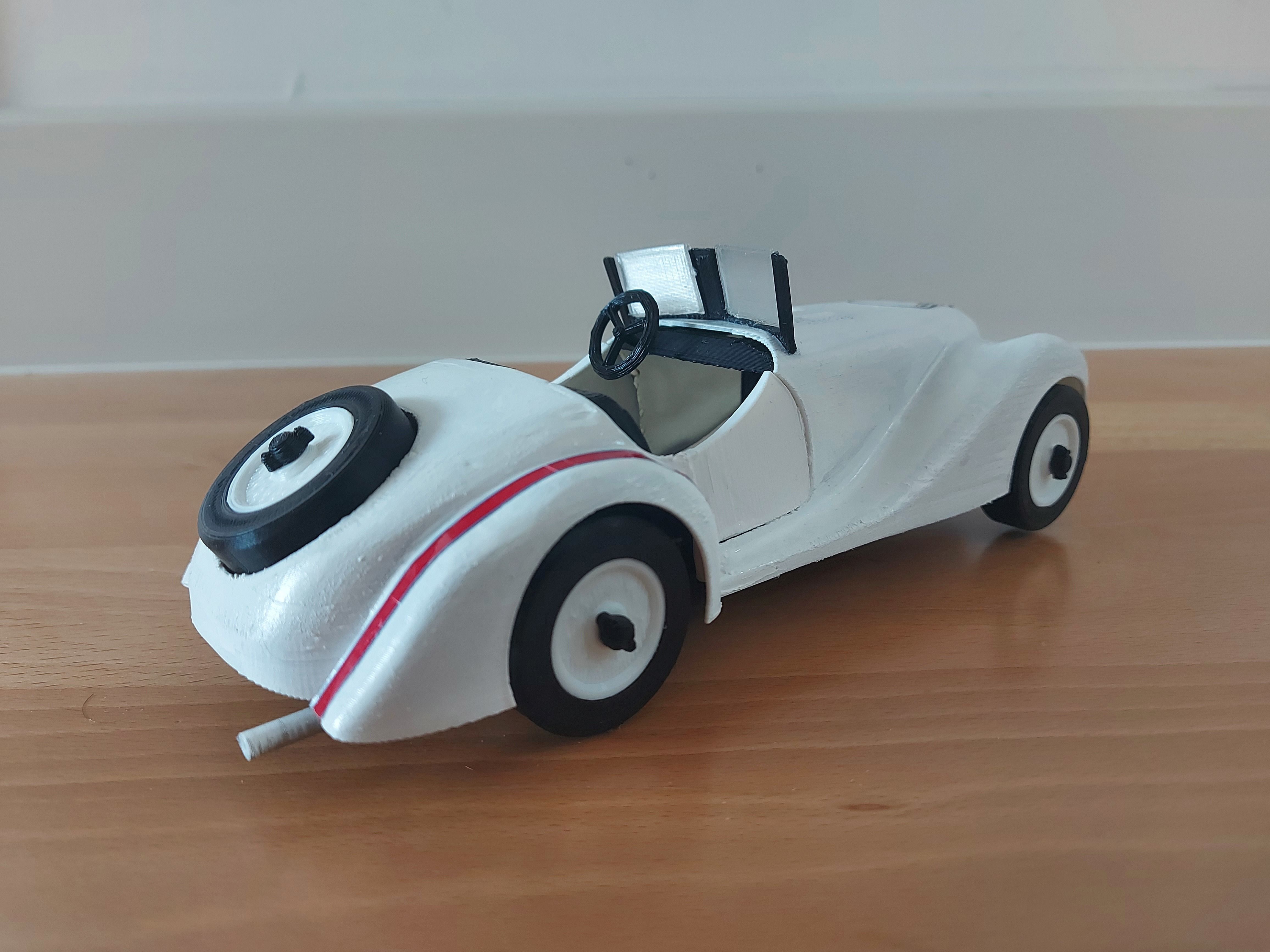 Classic nice car  3D print model_3