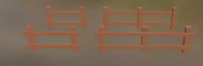 Fence Sample low poly Free Game ready