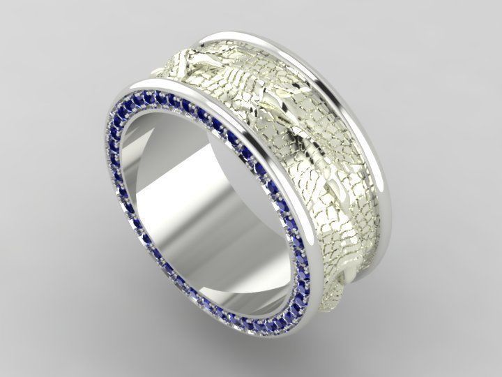 Jewelry rings 3D print model_4
