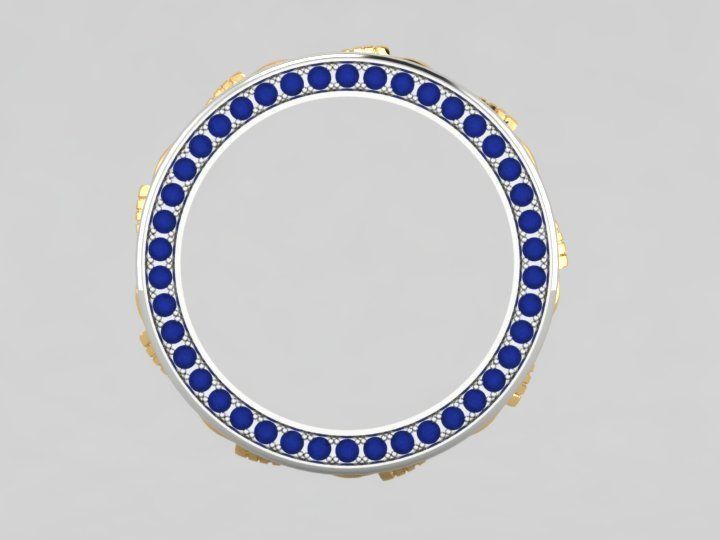 Jewelry rings 3D print model_2