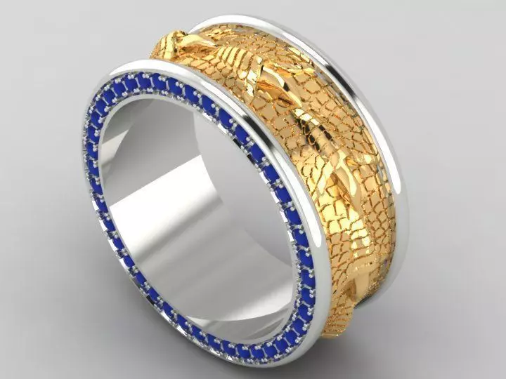 Jewelry rings 3D print model_0