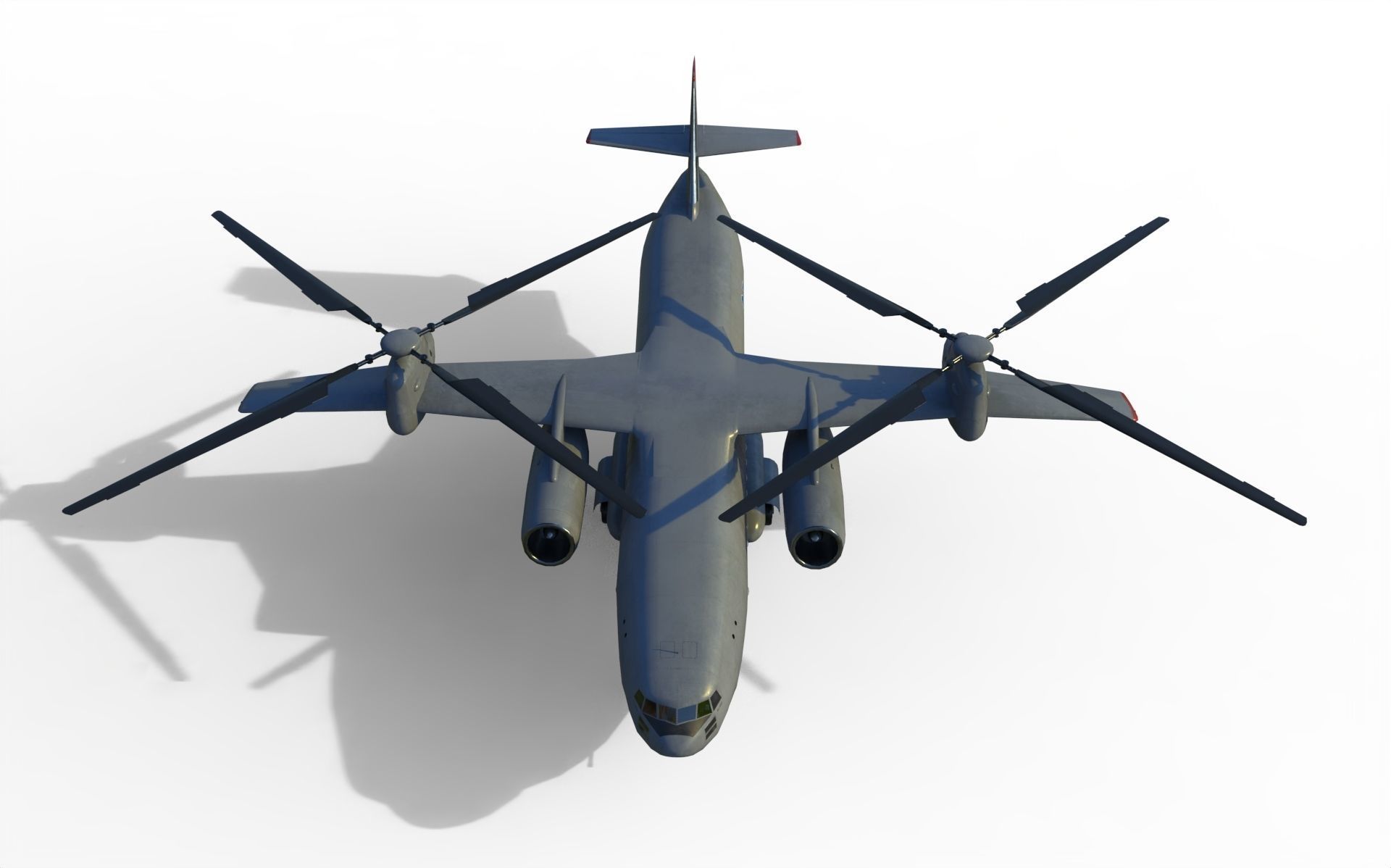 Kamov Ka-35 concept helicopter  3D model_10
