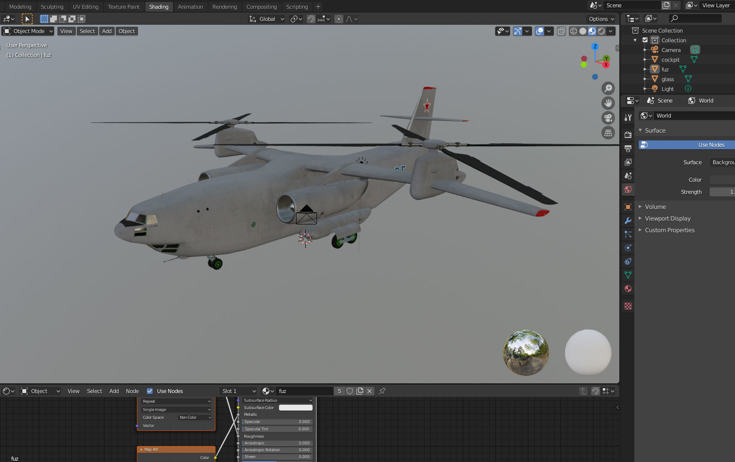 Kamov Ka-35 concept helicopter  3D model_13