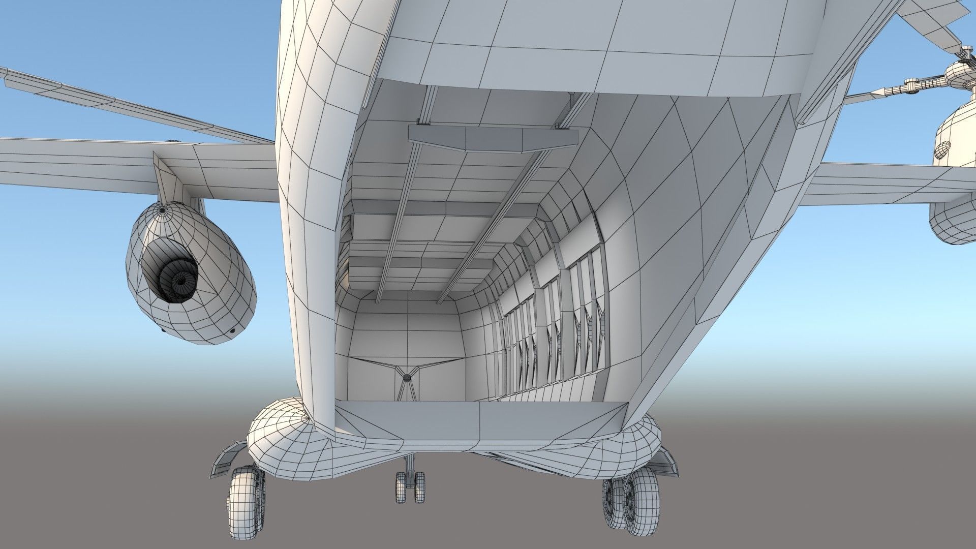 Kamov Ka-35 concept helicopter  3D model_17