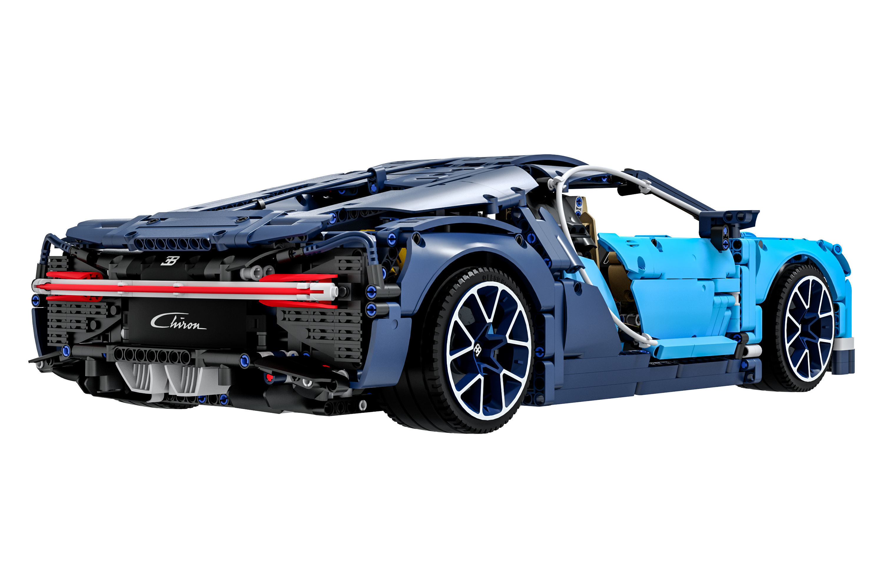 Designer LEGO TECHNIC Bugatti Chiron 3599 parts 3D model_4