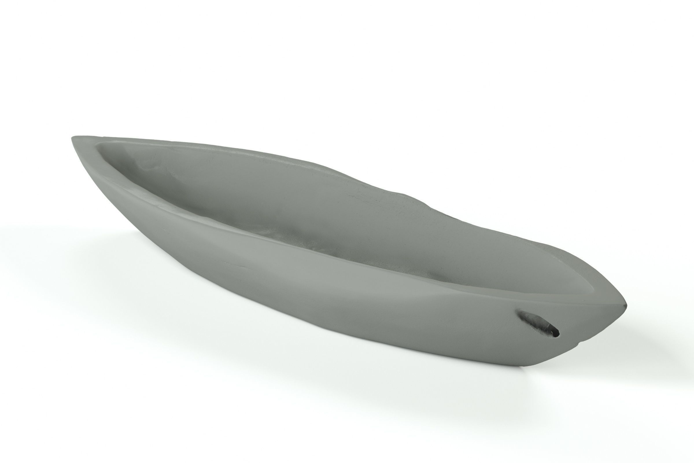 POLYPASTA - wooden bowl ship - teak 3D model_3