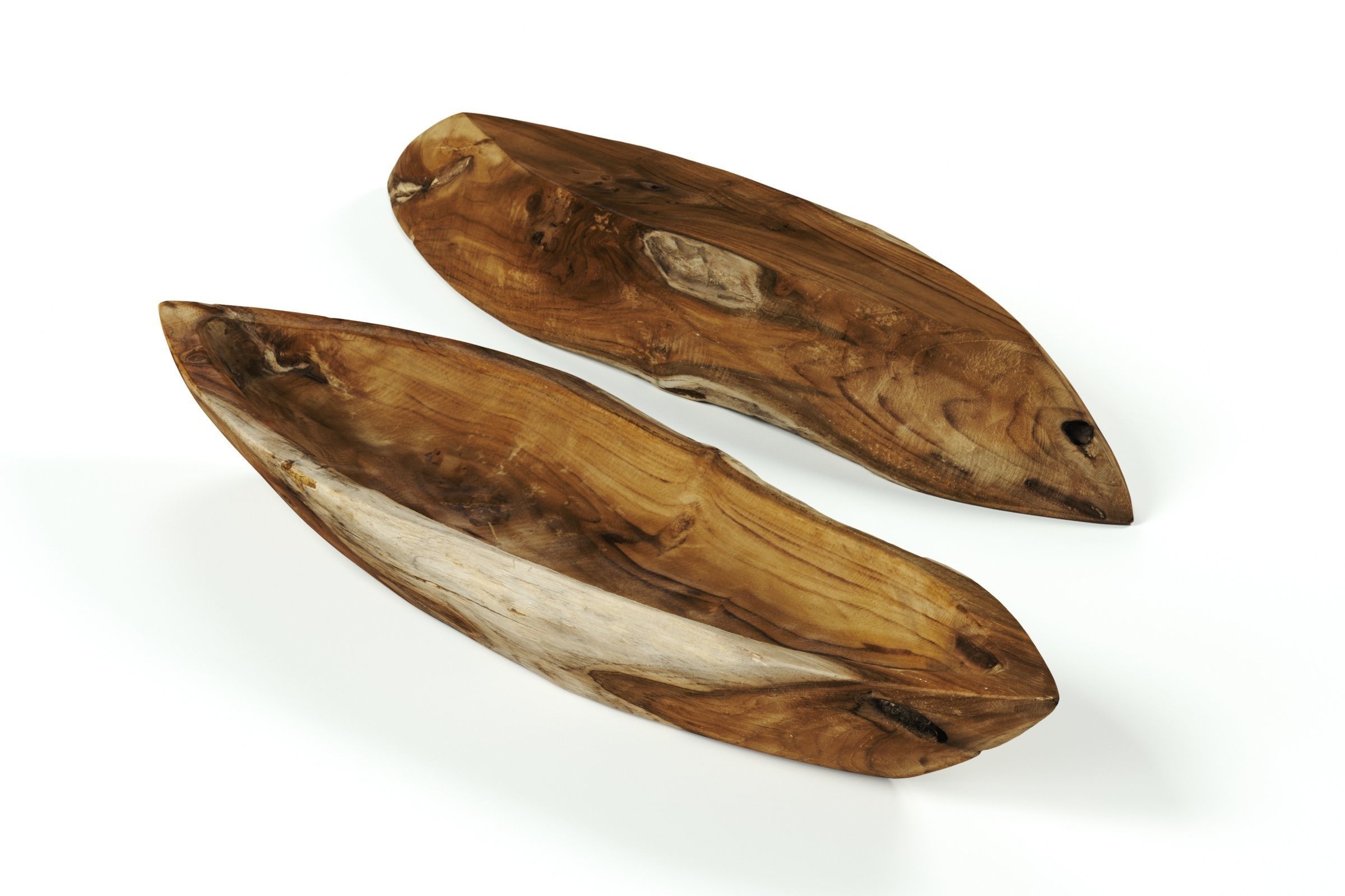 POLYPASTA - wooden bowl ship - teak 3D model_1