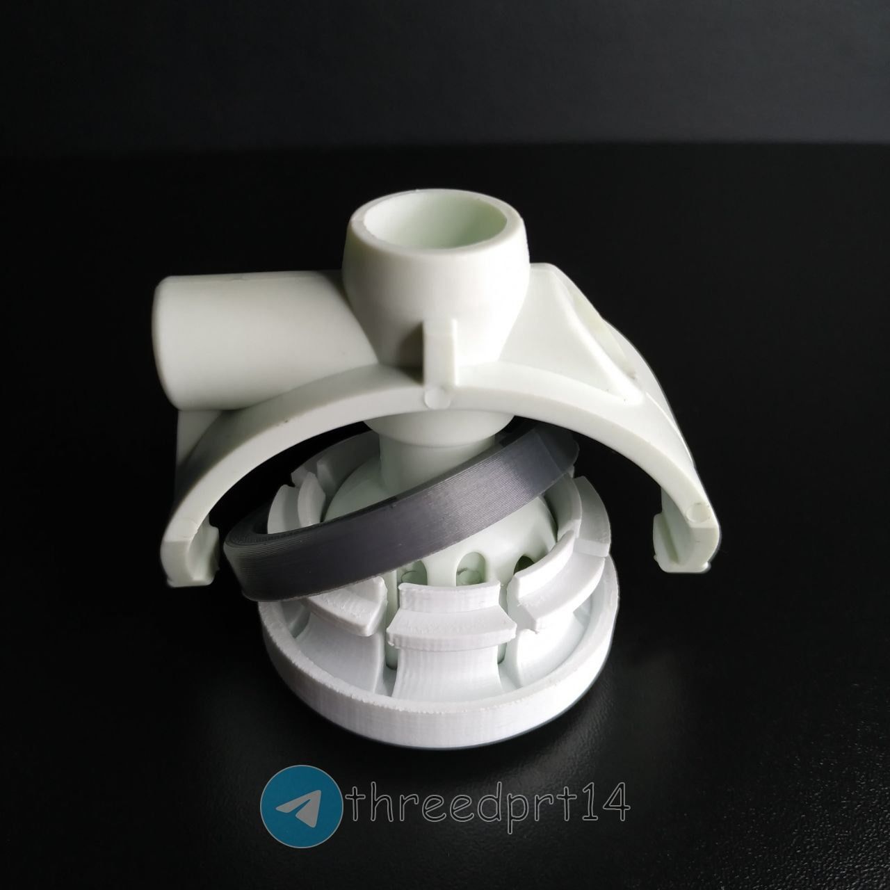 Full repair kit for gearshift lever Audi with improved bushing 3D print model_2