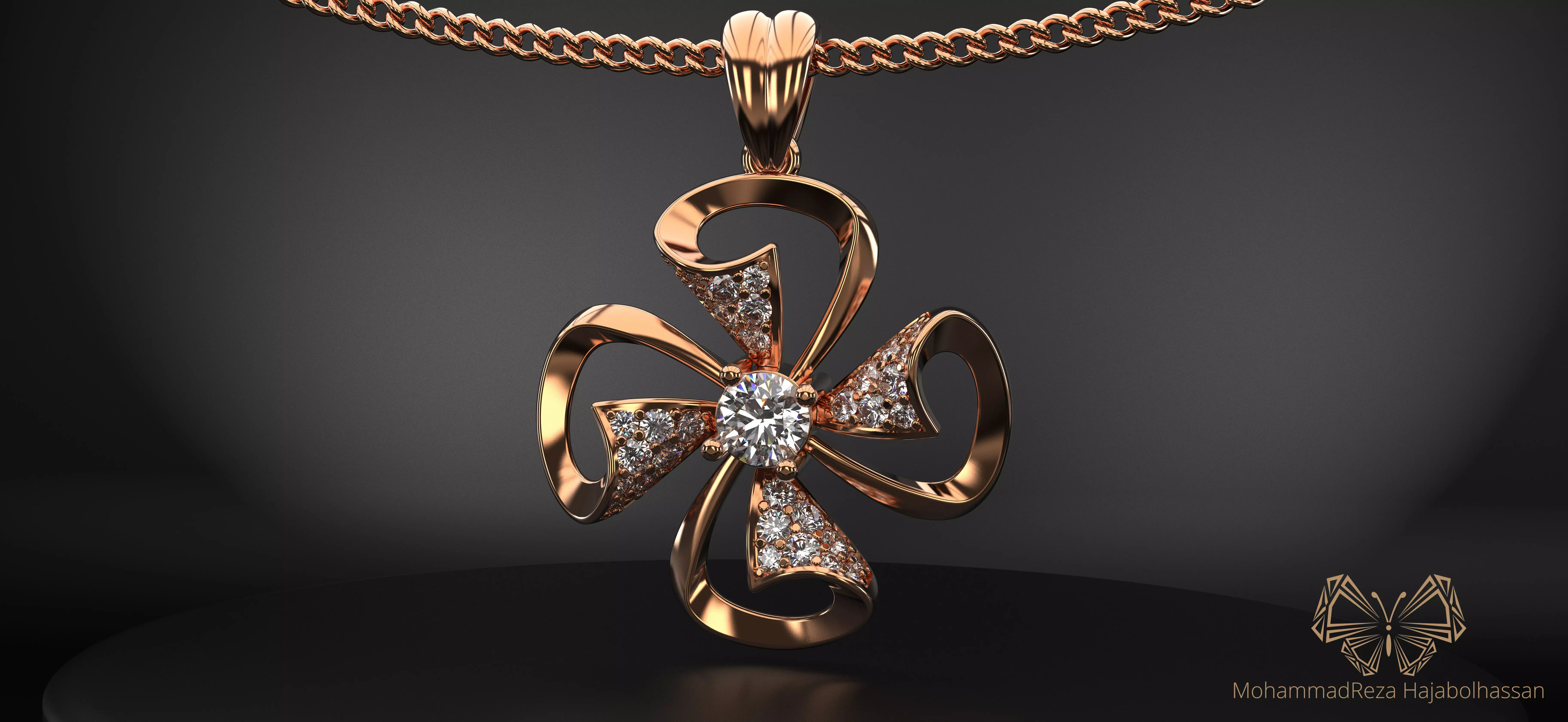 ORBITAL PENDANT 3D print model