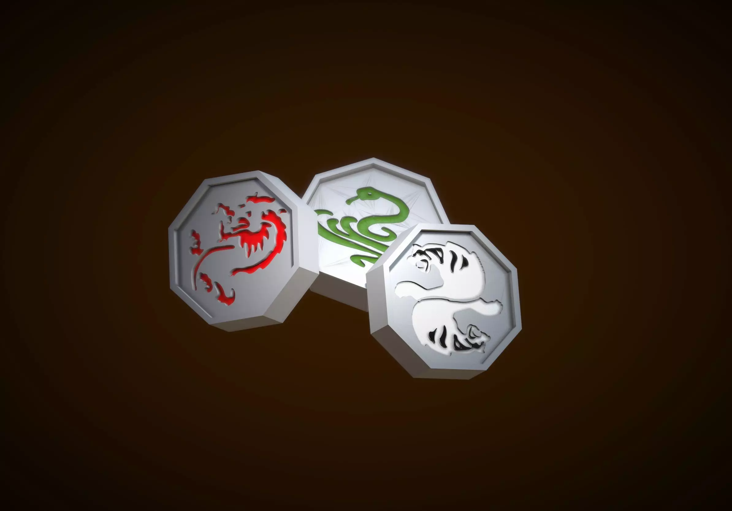 Jackie Chan Adventures Talismans 3D print model_0