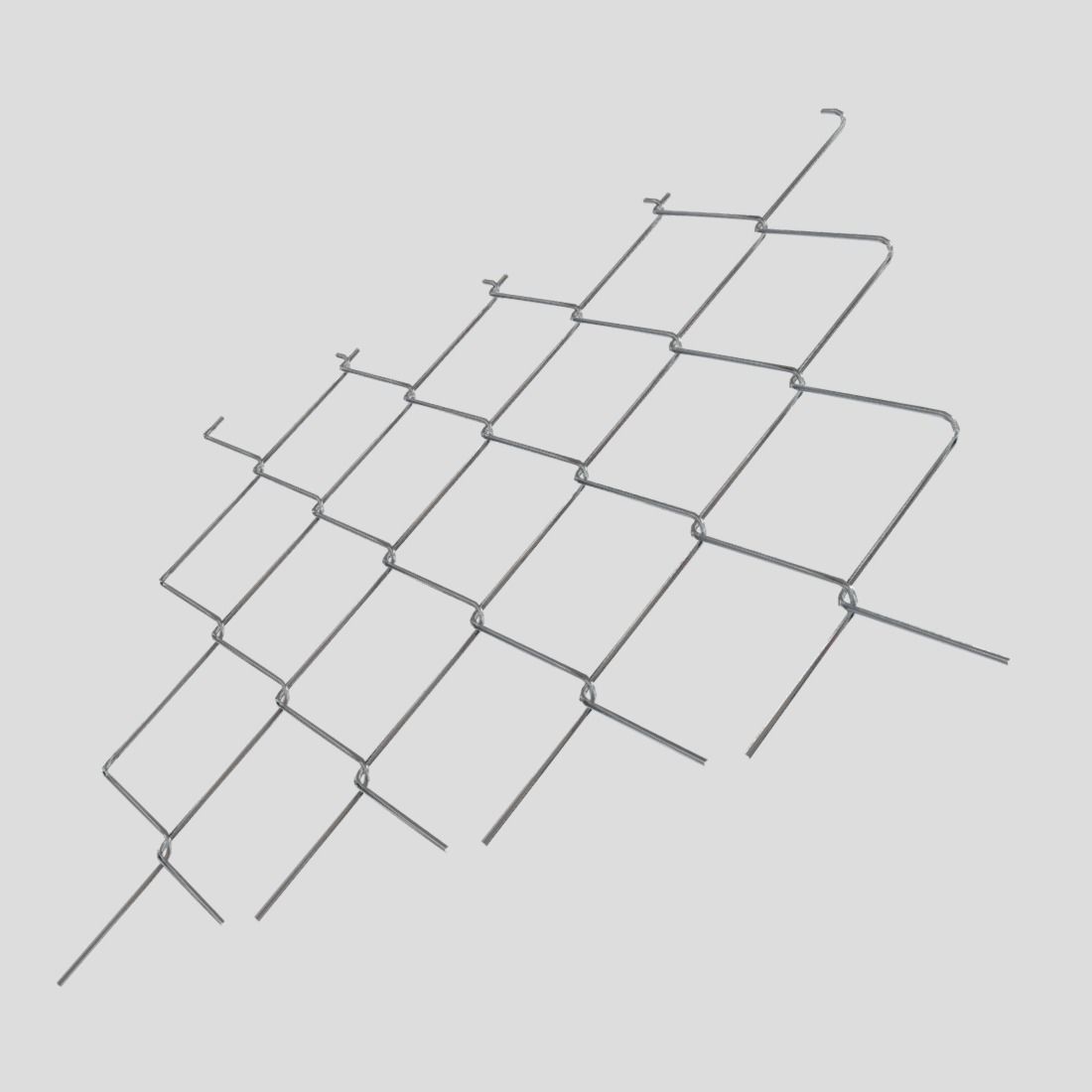 Wire Mesh Low-poly 3D model_9