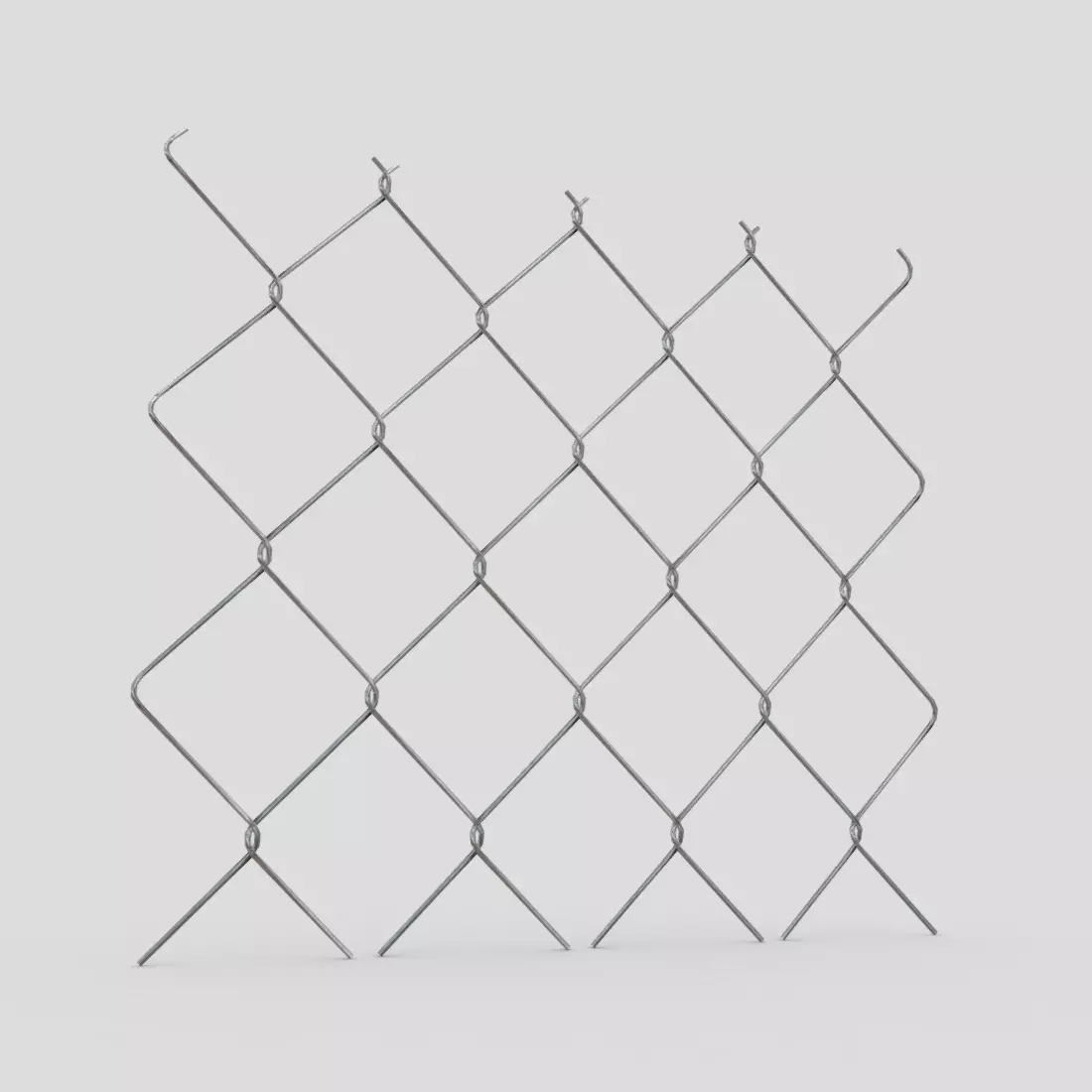 Wire Mesh Low-poly 3D model_0