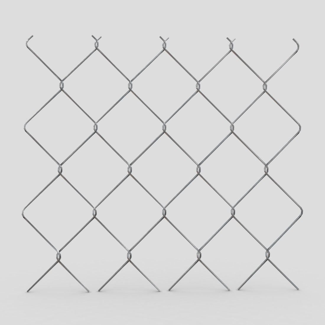 Wire Mesh Low-poly 3D model_3