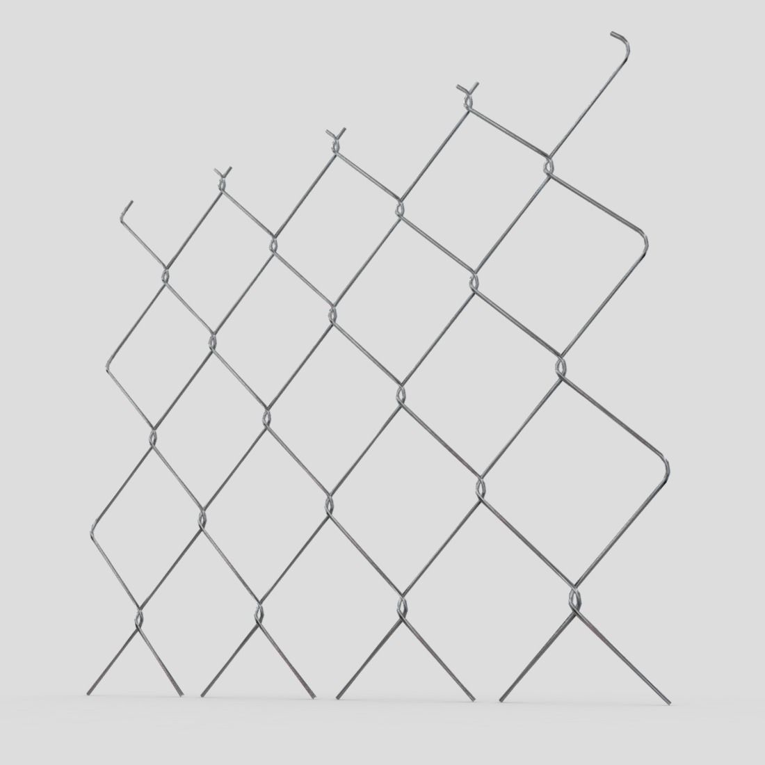 Wire Mesh Low-poly 3D model_11