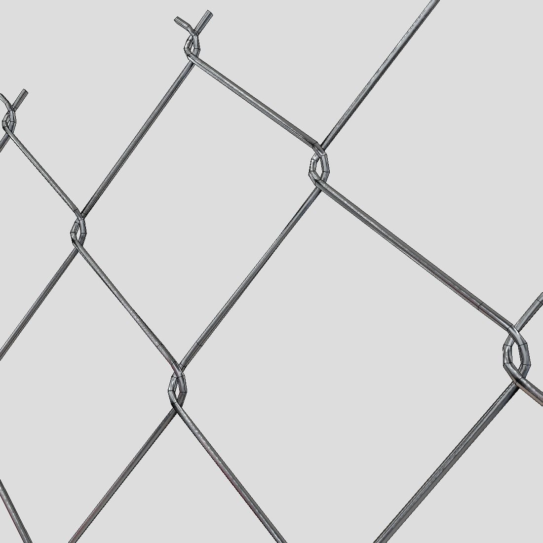 Wire Mesh Low-poly 3D model_14