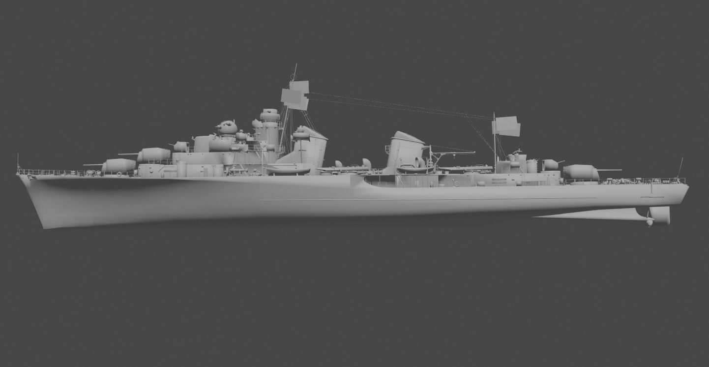 Udaloy 1940 3D print model_24
