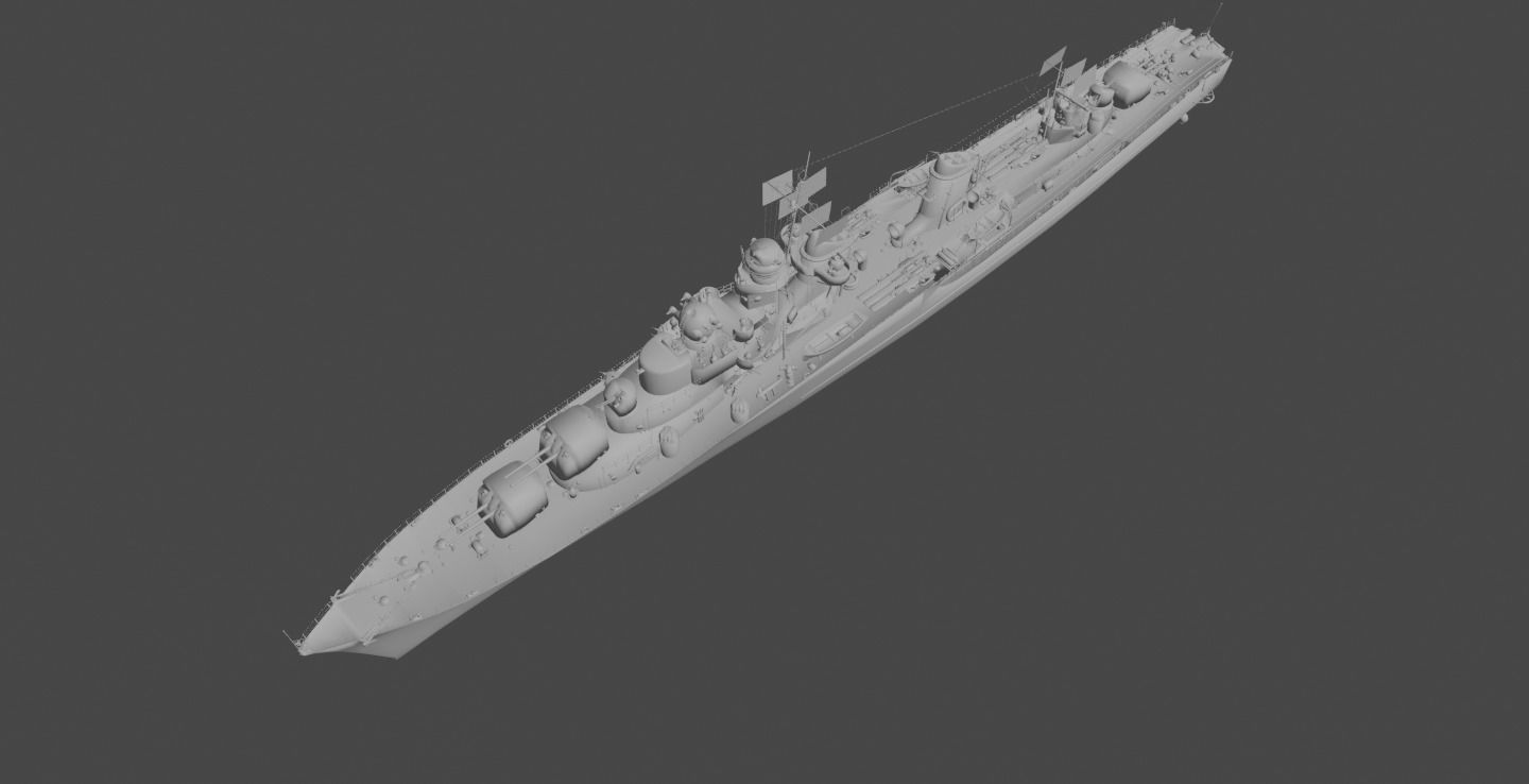 Udaloy 1940 3D print model_1