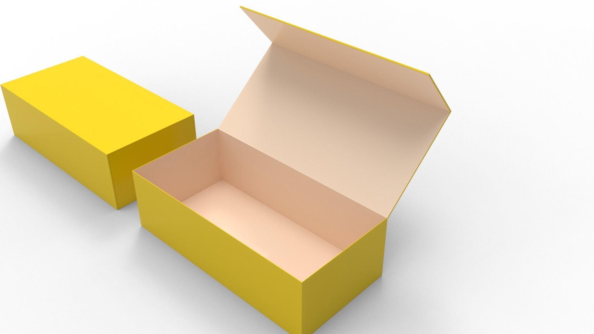 Rectangular Magnetic Box 3D model_2