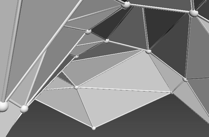 Folded Shade Structure Pavilions Architecture 3D model_13
