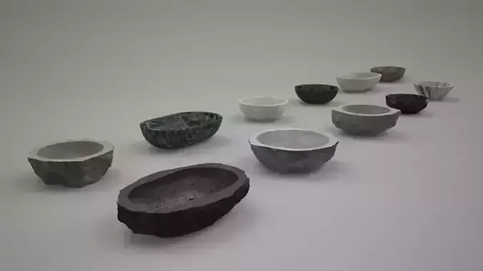 Marble stone and rock sink kit