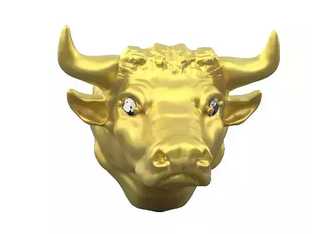 Bull head - for 3d printing 3D print model