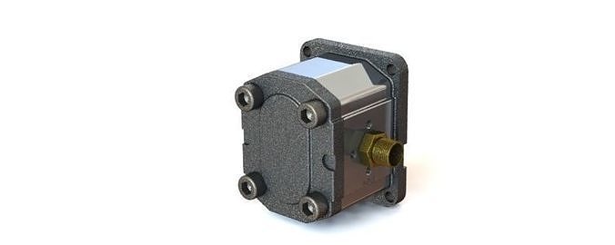 Hydraulic Gear Pump 3D model