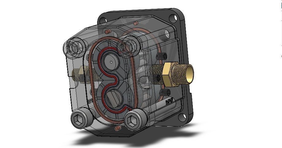 Hydraulic Gear Pump 3D model_5